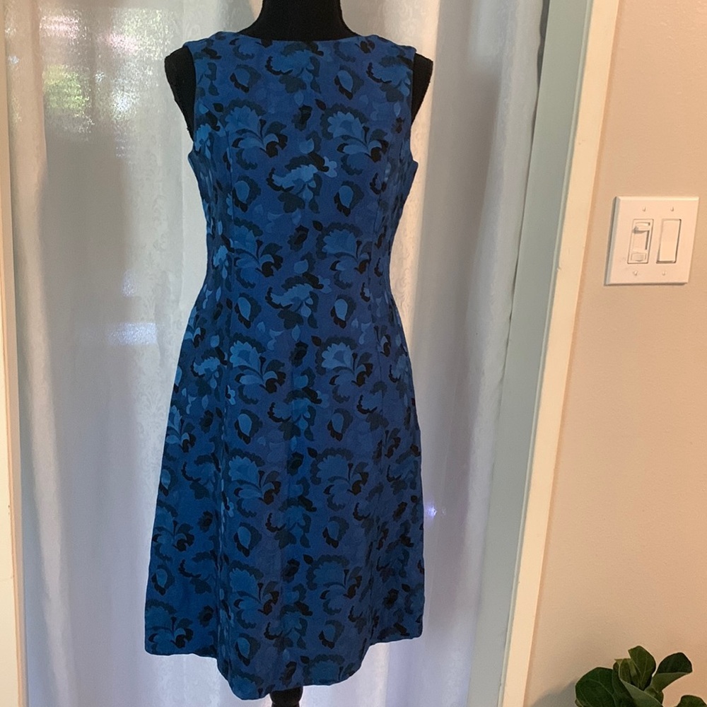 CUSTOM SILK BROCADE Dress Sz: S/M